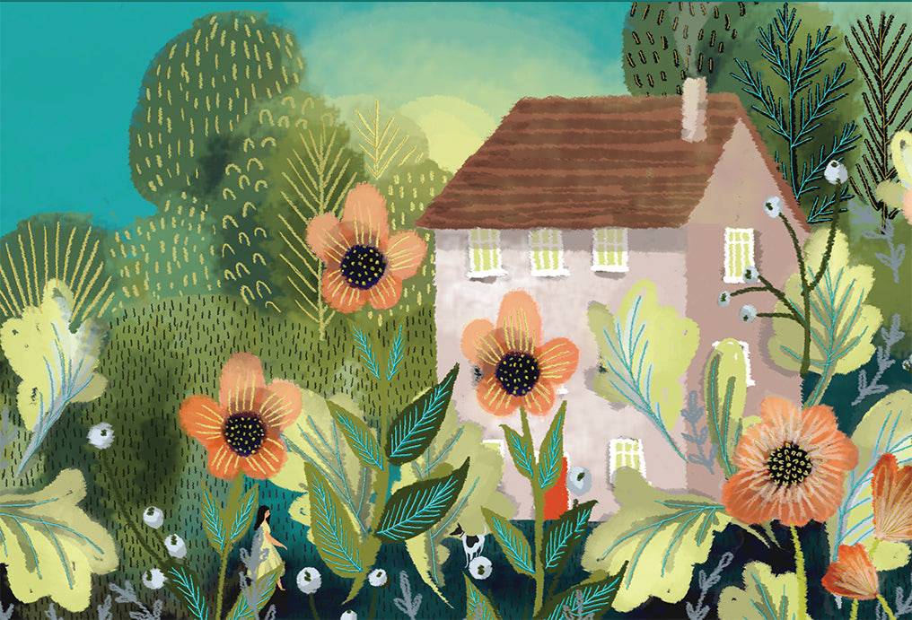 Sunrise House birthday card from Pictura with a warm sunrise scene and cheerful greeting for everyday occasions.